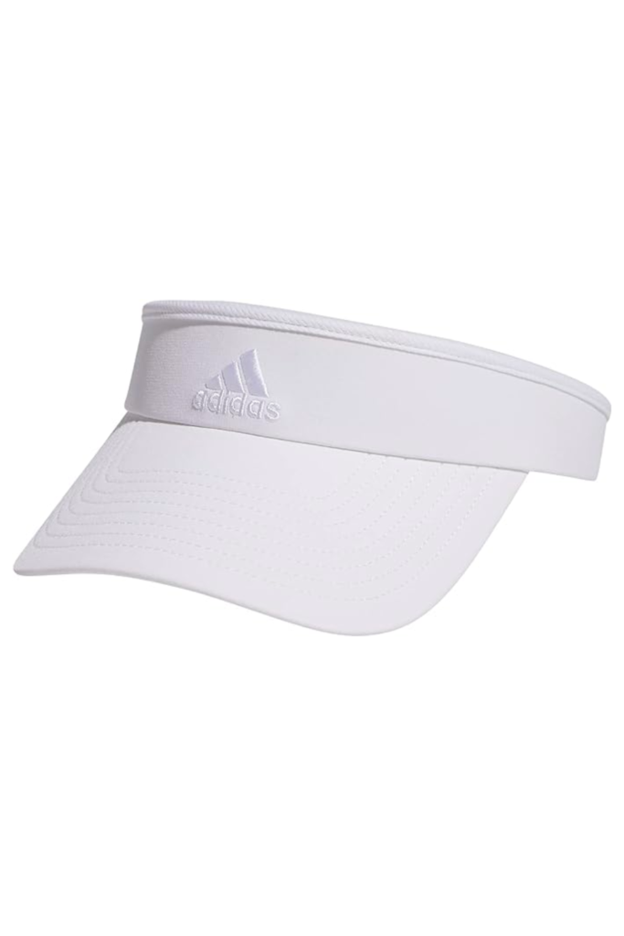 adidas golf visor in white